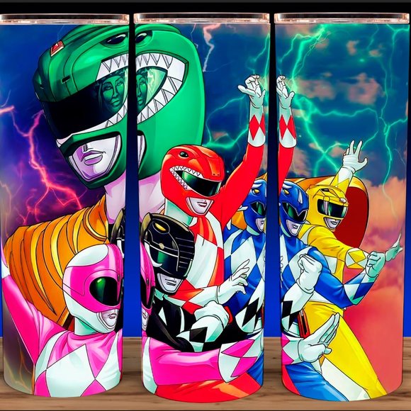 Power Rangers Morphin Time Cup Mug Tumbler 20oz - Picture 1 of 3